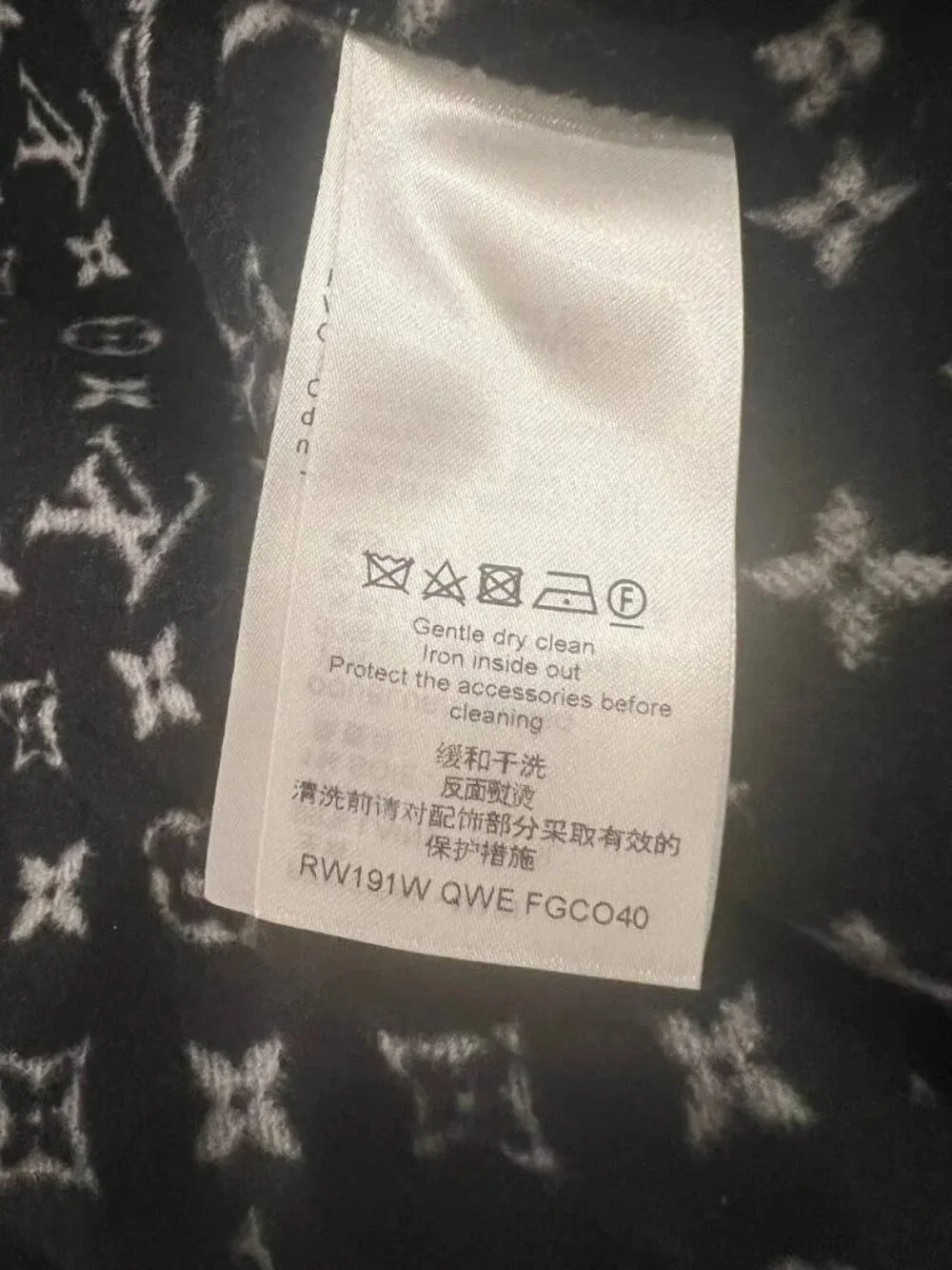 Louis Vuitton Monogram Hooded Wool Coat